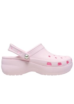Klapki Crocs Classic Platform 211231-6ZW - różowe ze sklepu streetstyle24.pl w kategorii Klapki damskie - zdjęcie 179155837