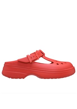 Klapki Crocs Classic Mary Jane 210581-6ZR - czerwone ze sklepu streetstyle24.pl w kategorii Klapki damskie - zdjęcie 179155846