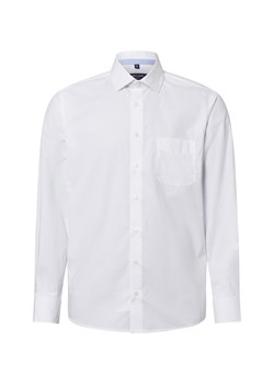 Andrew James Męska koszula biznesowa Mężczyźni Regular Fit Bawełna biały jednolity ze sklepu vangraaf w kategorii Koszule męskie - zdjęcie 179157937
