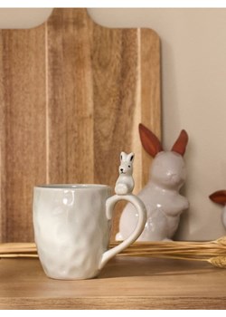 Sinsay - Kubek z elementem 3d o nierównej fakturze - szary ze sklepu Sinsay w kategorii Kubki - zdjęcie 179161446