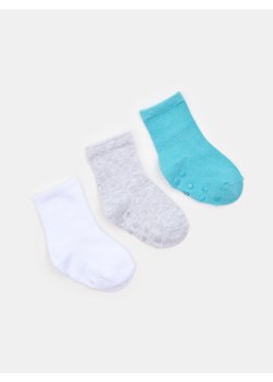 Sinsay - Skarpetki antypoślizgowe 3 pack - wielobarwny ze sklepu Sinsay w kategorii Skarpetki dziecięce - zdjęcie 179161449