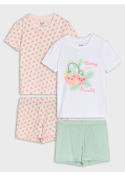 Sinsay - Piżamy 2 pack - różowy ze sklepu Sinsay w kategorii Piżamy dziecięce - zdjęcie 179161646