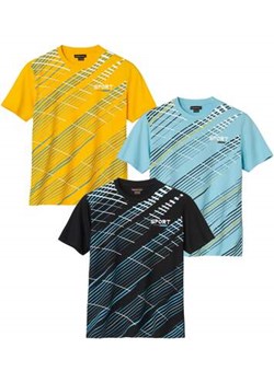 Zestaw 3 sportowych koszulek Running Spring ze sklepu Atlas For Men w kategorii T-shirty męskie - zdjęcie 179162265
