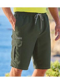 Bermudy bojówki z mikrofibry ze sklepu Atlas For Men w kategorii Spodenki męskie - zdjęcie 179162307
