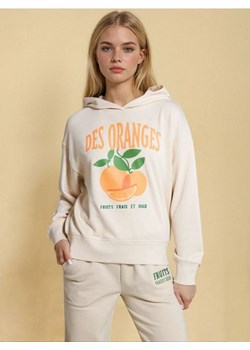 Sinsay - Bluza hoodie - kremowy ze sklepu Sinsay w kategorii Bluzy damskie - zdjęcie 179167096