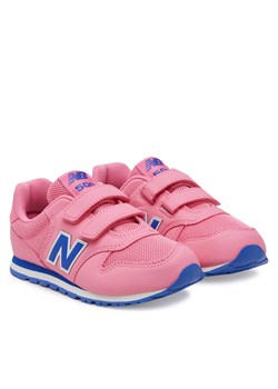 Sneakersy New Balance PV500PM1 Różowy ze sklepu eobuwie.pl w kategorii Buty sportowe dziecięce - zdjęcie 179167287