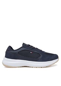 Sneakersy Tommy Hilfiger Sporty Runner FW0FW08644 Granatowy ze sklepu eobuwie.pl w kategorii Buty sportowe damskie - zdjęcie 179167359