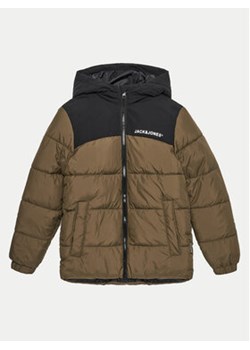 Jack&Jones Junior Kurtka zimowa Canteen BlockIing 12258878 Brązowy Regular Fit ze sklepu MODIVO w kategorii Kurtki chłopięce - zdjęcie 179167775