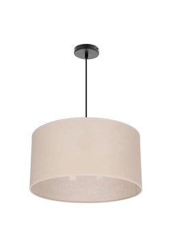 Wisząca lampa abażurowa w kolorze beżowym - 3X M097 P1-F19 ze sklepu Edinos.pl w kategorii Lampy wiszące - zdjęcie 179170987