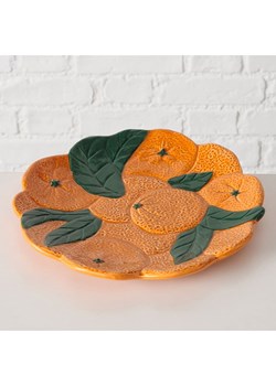 Boltze Półmisek &quot;Orange&quot; w kolorze pomarańczowo-zielonym do serwowania - Ø 25 cm ze sklepu Limango Polska w kategorii Misy i tace dekoracyjne - zdjęcie 179171589