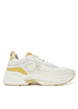 Tommy Hilfiger Sneakersy Th Chunky Runner FW0FW08474 Biały ze sklepu MODIVO w kategorii Buty sportowe damskie - zdjęcie 179172589