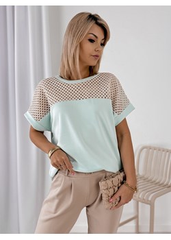 bluzka milara miętowa one size - id: prod-79172-group - marki UBRA - 179174107 bluzka milara miętowa one size ze sklepu UBRA w kategorii Bluzki damskie - zdjęcie 179174107