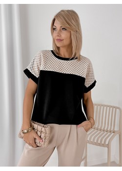 bluzka milara czarna one size ze sklepu UBRA w kategorii Bluzki damskie - zdjęcie 179174116
