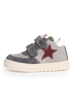 Naturino Skórzane sneakersy &quot;Hess high&quot; w kolorze szarym ze sklepu Limango Polska w kategorii Buty sportowe dziecięce - zdjęcie 179177537