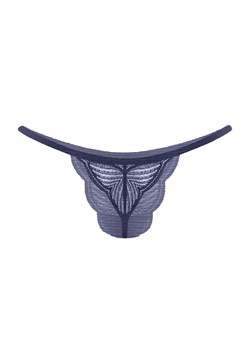 Exquisite koronkowe stringi damskie MP Blue by Obsessive, Kolor granatowy, Rozmiar XS/S, Exquisite ze sklepu Intymna w kategorii Majtki damskie - zdjęcie 179177965