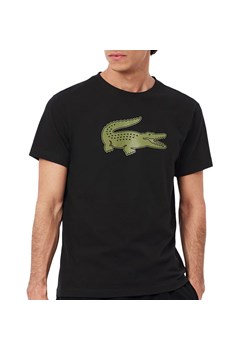 Koszulka Lacoste Sport 3D Print Crocodile Breathable Jersey TH2042-I6Z - czarna ze sklepu streetstyle24.pl w kategorii T-shirty męskie - zdjęcie 179178025