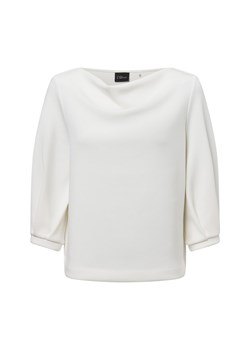 s.Oliver BLACK LABEL Bluza damska Kobiety écru jednolity ze sklepu vangraaf w kategorii Bluzy damskie - zdjęcie 179179507