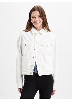 Calvin Klein Jeans Damska kurtka dżinsowa Kobiety Bawełna biały jednolity ze sklepu vangraaf w kategorii Kurtki damskie - zdjęcie 179179538