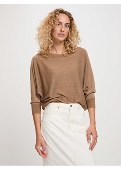 Cross Jeans Sweter w kolorze karmelowym ze sklepu Limango Polska w kategorii Swetry damskie - zdjęcie 179179695