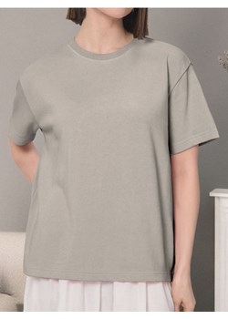 Sinsay - Bluza z krótkim rękawem - beżowy ze sklepu Sinsay w kategorii Bluzy damskie - zdjęcie 179182287