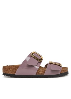 Klapki Birkenstock Sydney Cushion Buckle 1029473 Beżowy ze sklepu eobuwie.pl w kategorii Klapki damskie - zdjęcie 179182358