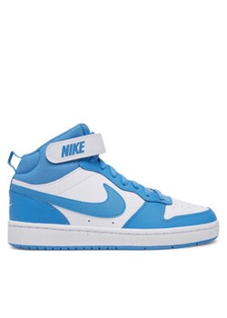 Nike Sneakersy Court Borough Mid 2 (GS) CD7782 Niebieski ze sklepu MODIVO w kategorii Buty sportowe dziecięce - zdjęcie 179182546