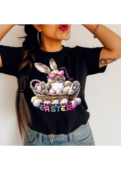 Koszulka z zajączkiem na Wielkanoc - wzór bunny53 - id: 145639 - marki Timeforf - 179186917 Koszulka z zajączkiem na Wielkanoc - wzór bunny53 ze sklepu Time For Fashion w kategorii Bluzki damskie - zdjęcie 179186917