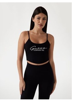 Guess Top 174491 Czarny Classic Fit ze sklepu MODIVO w kategorii Bluzki damskie - zdjęcie 179191555