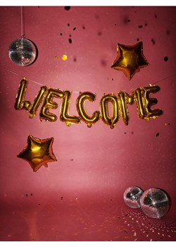 Sinsay - Girlanda balonowa "Welcome" - złoty ze sklepu Sinsay w kategorii Zabawki - zdjęcie 179195949