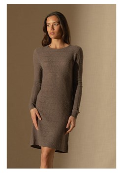 Perfect Cashmere Kaszmirowa sukienka &quot;Lola&quot; w kolorze brązowym ze sklepu Limango Polska w kategorii Sukienki - zdjęcie 179199968