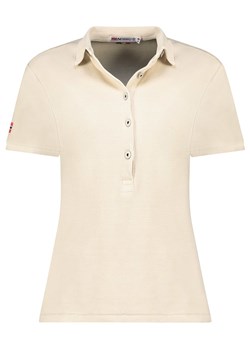 Geographical Norway Koszulka polo &quot;Kars&quot; w kolorze beżowym ze sklepu Limango Polska w kategorii Bluzki damskie - zdjęcie 179200379