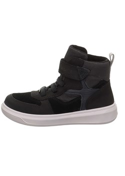 superfit Skórzane sneakersy &quot;Cosmo&quot; w kolorze czarnym ze sklepu Limango Polska w kategorii Buty zimowe dziecięce - zdjęcie 179201205