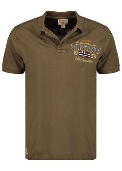 Geographical Norway Koszulka polo &quot;Kapricio&quot; w kolorze khaki ze sklepu Limango Polska w kategorii T-shirty chłopięce - zdjęcie 179201559