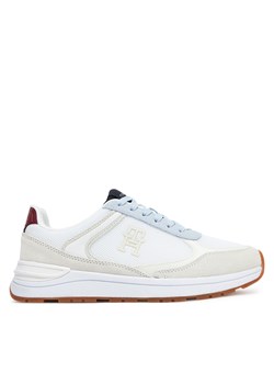 Sneakersy Tommy Hilfiger Casual Fashion Runner Mix FW0FW08324 Biały ze sklepu eobuwie.pl w kategorii Buty sportowe damskie - zdjęcie 179203109