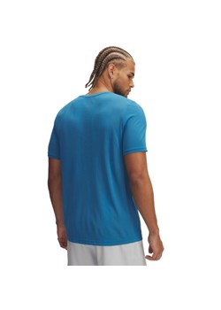 Męska koszulka treningowa Under Armour Vanish Seamless Novelty SS - niebieska ze sklepu Sportstylestory.com w kategorii T-shirty męskie - zdjęcie 179203989