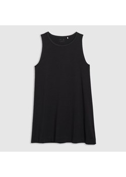 Damska sukienka letnia mini 4F 4FWSS25TDREF138 - czarna ze sklepu Sportstylestory.com w kategorii Sukienki - zdjęcie 179204216