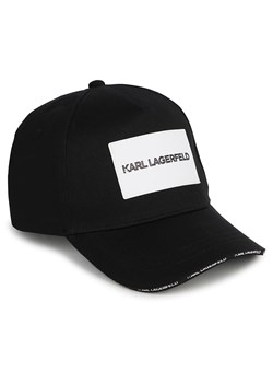 Karl Lagerfeld Kids Czapka w kolorze czarno-białym ze sklepu Limango Polska w kategorii Czapki dziecięce - zdjęcie 179206745
