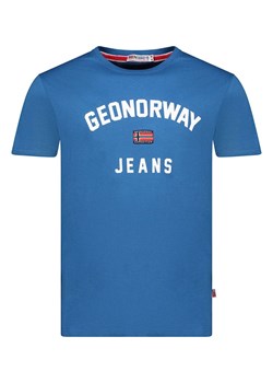 Geographical Norway Koszulka &quot;Jassier&quot; w kolorze niebieskim ze sklepu Limango Polska w kategorii T-shirty chłopięce - zdjęcie 179207165