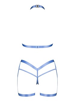 Freedom 2-częściowy komplet harness Shaderi by Obsessive, Kolor błękitny, Rozmiar XS/S, Freedom ze sklepu Intymna w kategorii Komplety bielizny damskiej - zdjęcie 179207696