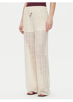 Vero Moda Spodnie materiałowe Maya 10325044 Beżowy Wide Leg ze sklepu MODIVO w kategorii Spodnie damskie - zdjęcie 179208898