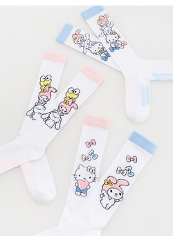 Reserved - Skarpetki 3 pack Hello Kitty - biały ze sklepu Reserved w kategorii Skarpetki dziecięce - zdjęcie 179211226