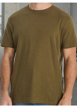 Sinsay - Koszulka basic - khaki ze sklepu Sinsay w kategorii T-shirty męskie - zdjęcie 179212929