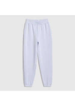 Damskie spodnie dresowe joggery 4F 4FWSS25TTROF1010 - niebieskie ze sklepu Sportstylestory.com w kategorii Spodnie damskie - zdjęcie 179216679