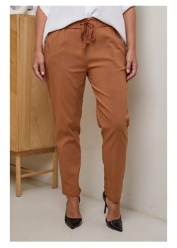 Curvy Lady Spodnie w kolorze brązowym ze sklepu Limango Polska w kategorii Spodnie damskie - zdjęcie 179217057