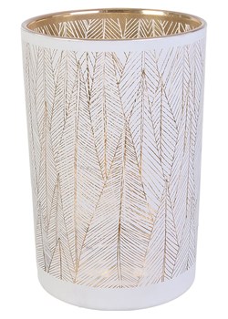 Rétro Chic Wazon "Tauri" w kolorze białym - wys. 20 x Ø 12 cm ze sklepu Limango Polska w kategorii Wazony - zdjęcie 179217899