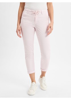 comma casual identity Chino Kobiety Bawełna różowy jednolity ze sklepu vangraaf w kategorii Spodnie damskie - zdjęcie 179221345