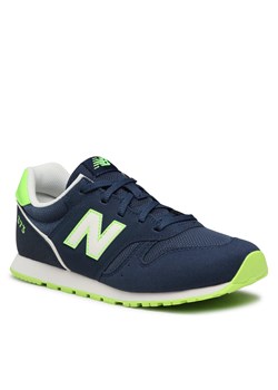 Sneakersy New Balance YC373XS2 Granatowy ze sklepu eobuwie.pl w kategorii Buty sportowe damskie - zdjęcie 179225836