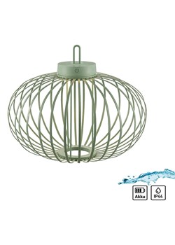 Just Light Lampa wisząca LED &quot;Akuba&quot; w kolorze zielonym - wys. 37 x Ø 46 cm ze sklepu Limango Polska w kategorii Lampy wiszące - zdjęcie 179226126