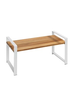 Wenko Regał kuchenny "Louisa" w kolorze jasnobrązowo-białym - 20 x 40 x 20 cm ze sklepu Limango Polska w kategorii Regały i witryny - zdjęcie 179226158