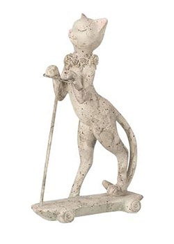 J Line Figurka dekoracyjna w kolorze szarym - 11,5 x 19 x 5 cm ze sklepu Limango Polska w kategorii Dekoracje - zdjęcie 179226317